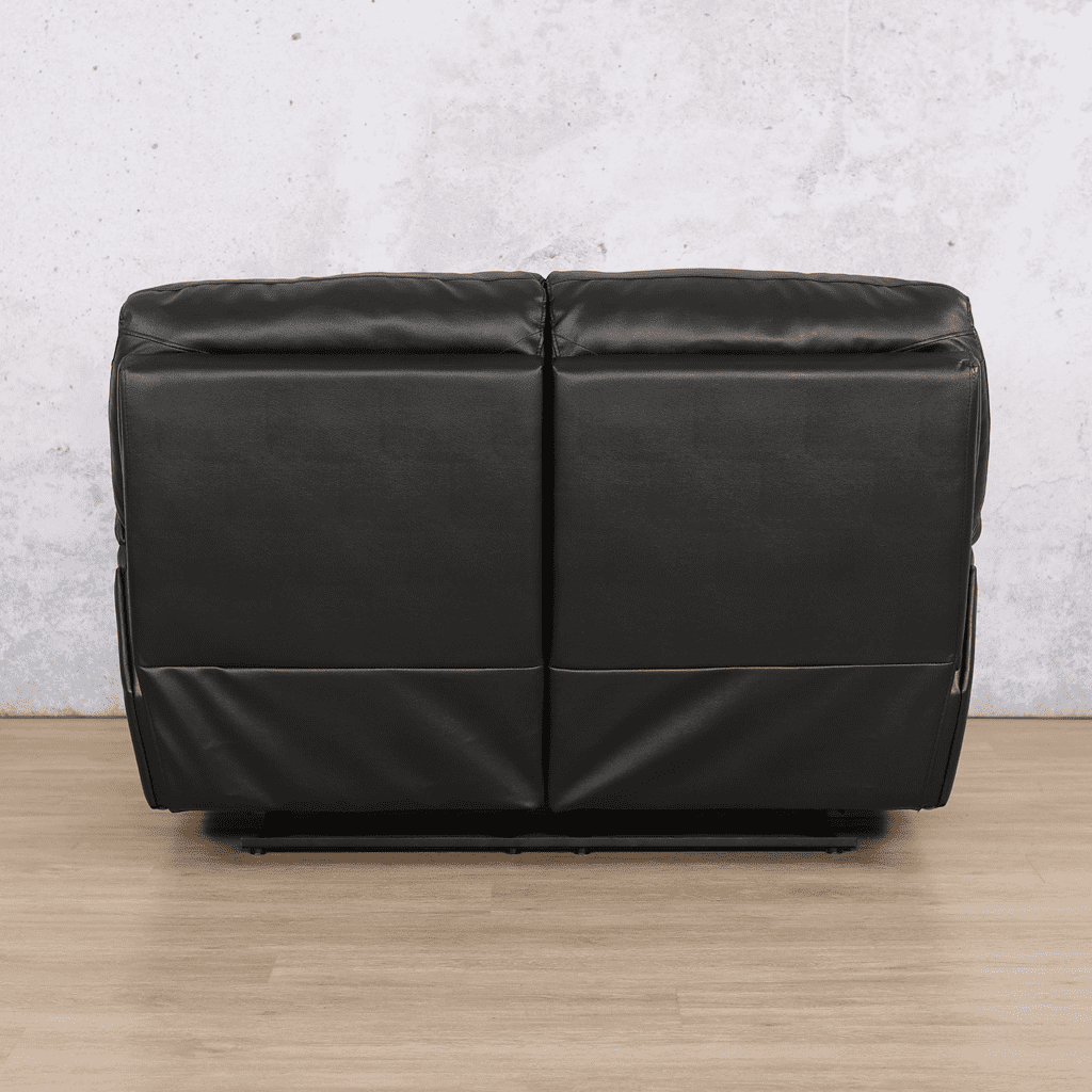 Cairo 2 Seater Leather Recliner Leather Recliner Leather Gallery black