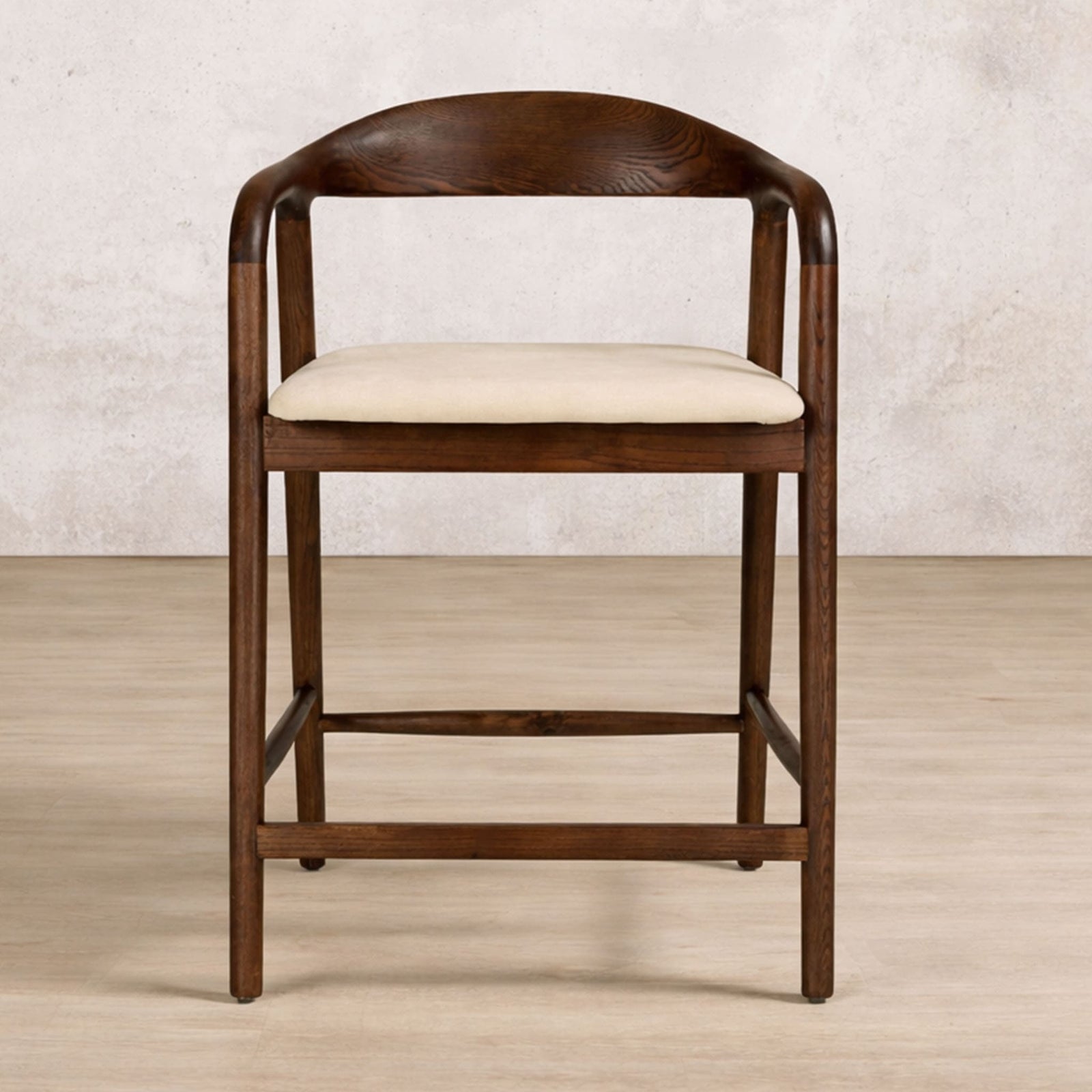 Calvin Bar Dining Chair - Leather Gallery - Walnut