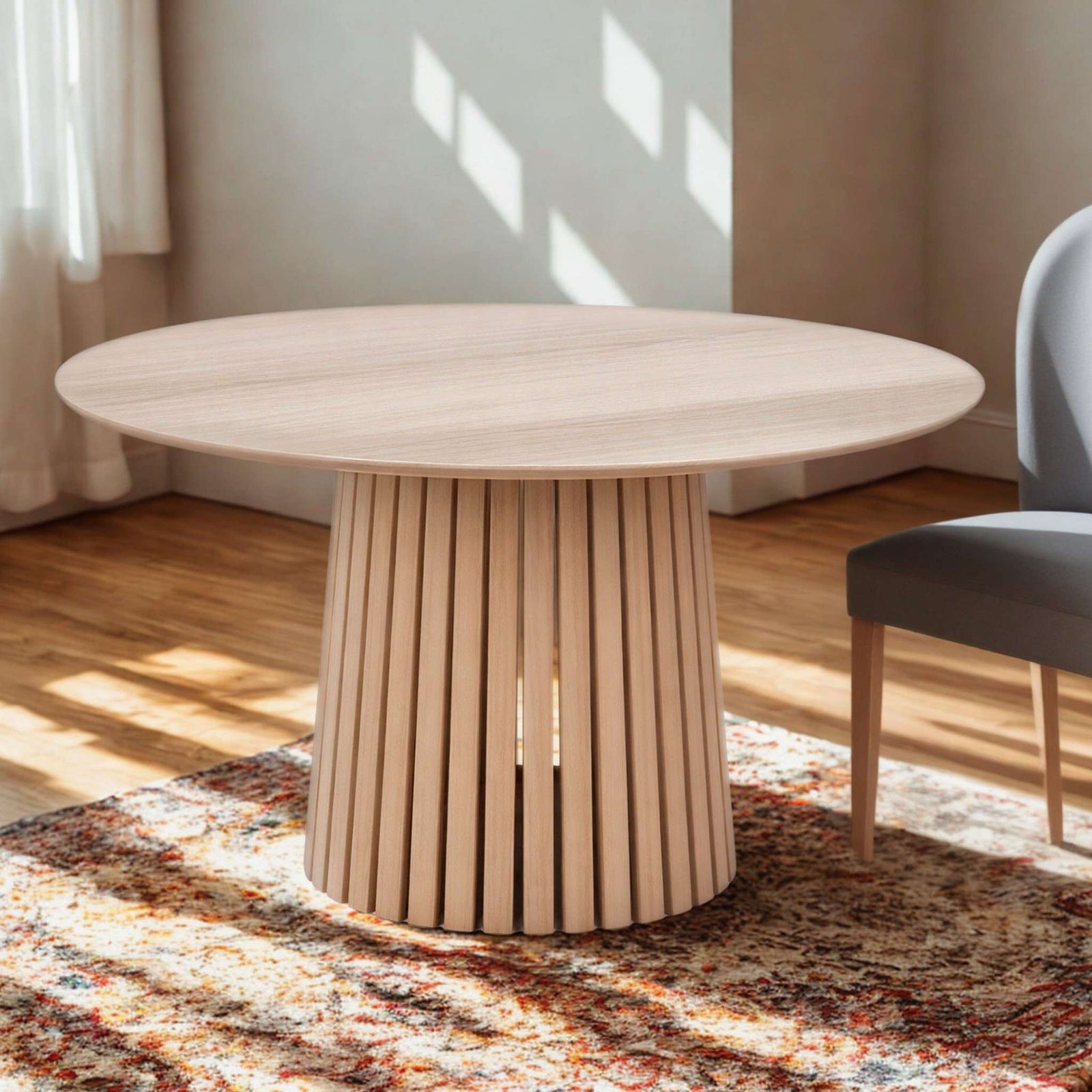 Camden Wood Dining Table | Leather Gallery