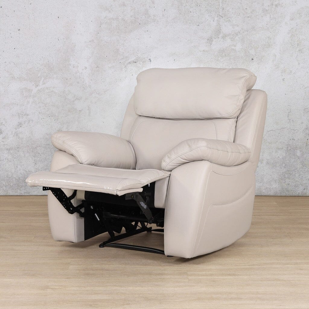 Capri 1 Seater Leather Recliner Leather Recliner Leather Gallery Grey