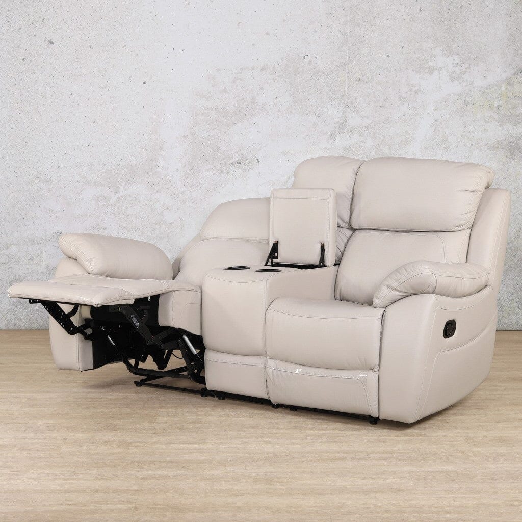 Capri 2 Seater Leather Home Theatre Recliner Leather Recliner Leather Gallery -grey