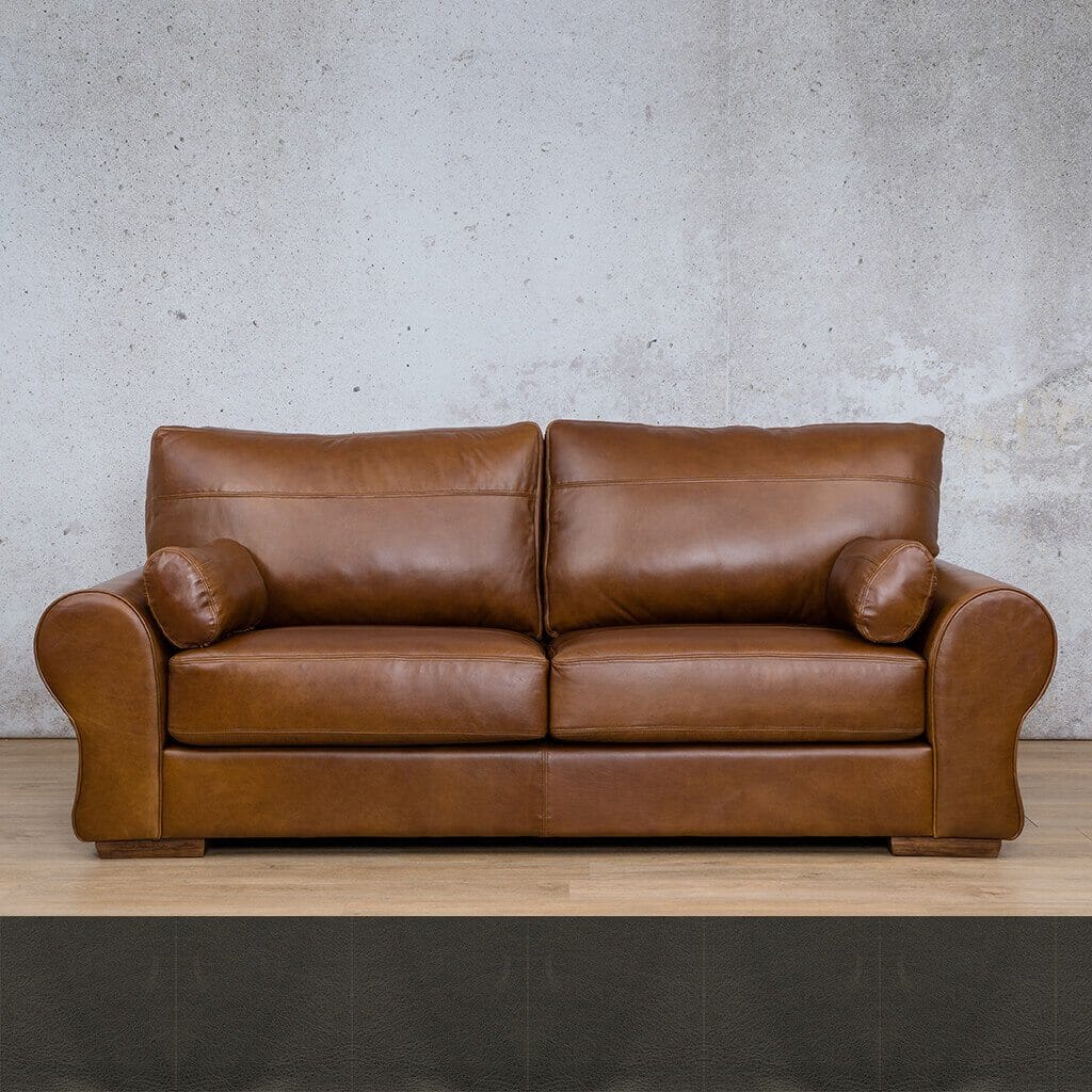 Carolina 3 Seater Leather Sofa Leather Sofa Leather Gallery Czar Anthracite