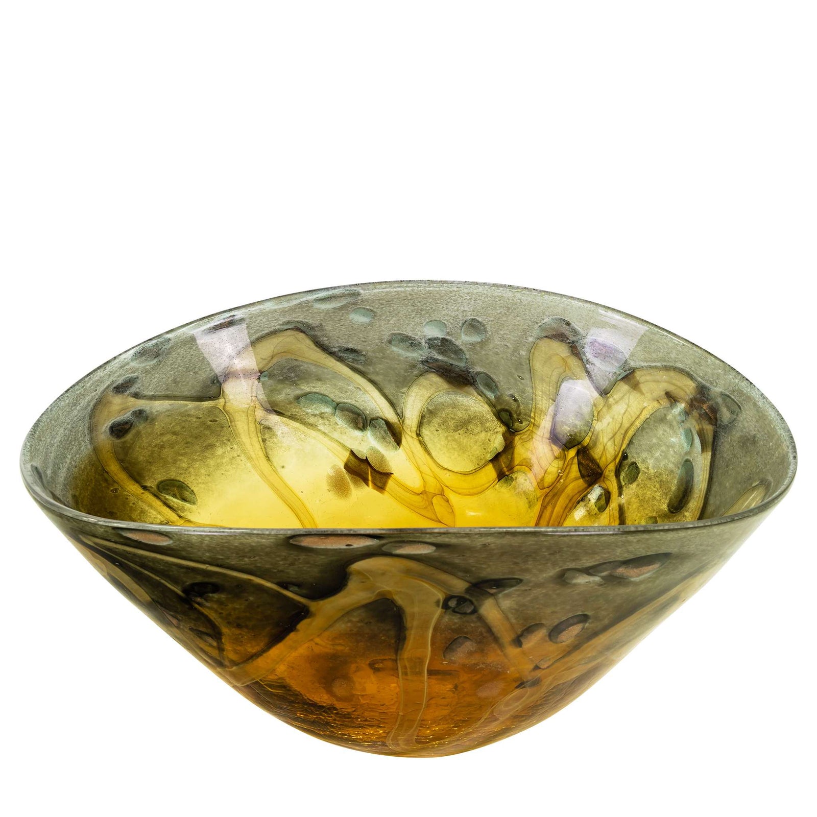 Cascase Glass Bowl | Shop Leather Gallery Bowl