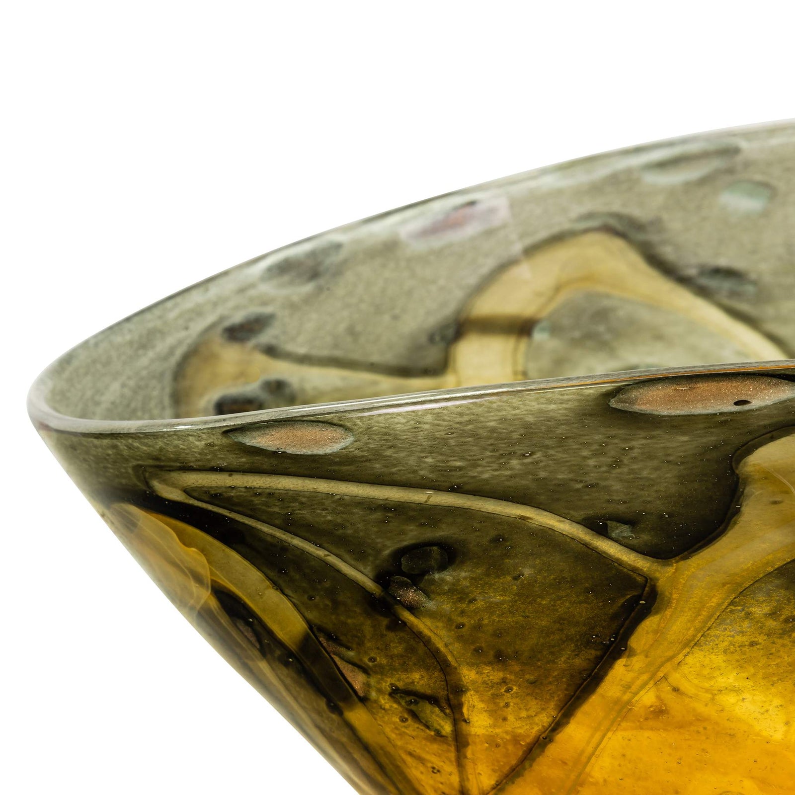 Cascase Glass Bowl | Shop Leather Gallery Bowl