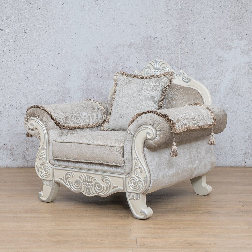 Chanelle 3+2+1 Fabric Sofa Suite Lounge Suite Leather Gallery Grey