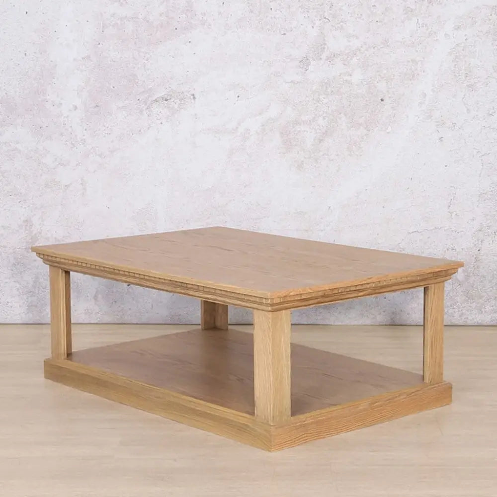 Charleston Coffee Table - 1200 - Antique Natural Oak - Antique Natural Oak - Coffee Table
