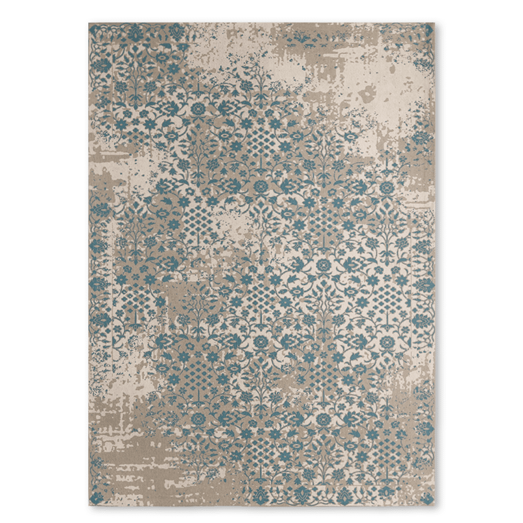 Chateau Rug - Prussian Blue Carpets Leather Gallery