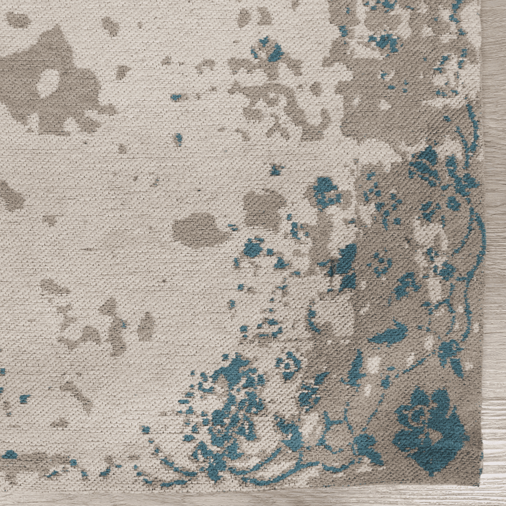 Chateau Rug - Prussian Blue Carpets Leather Gallery