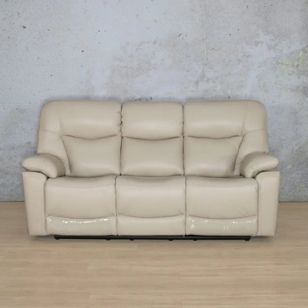 Chester Leather Home Theatre Suite 3 + 2 + 1 - Available on Special Order Plan Only - Leather Recliner