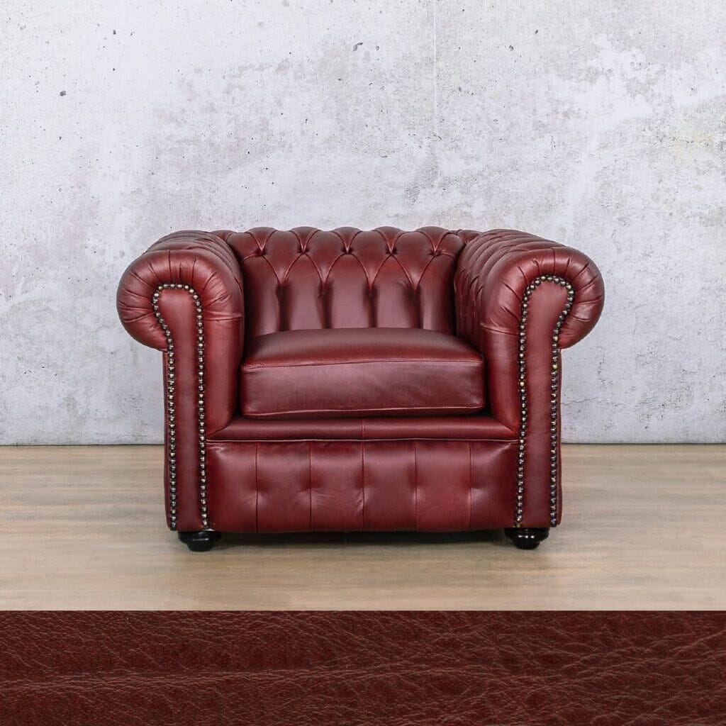 Chesterfield 1 Seater Leather Sofa Leather Sofa Leather Gallery Czar Ruby