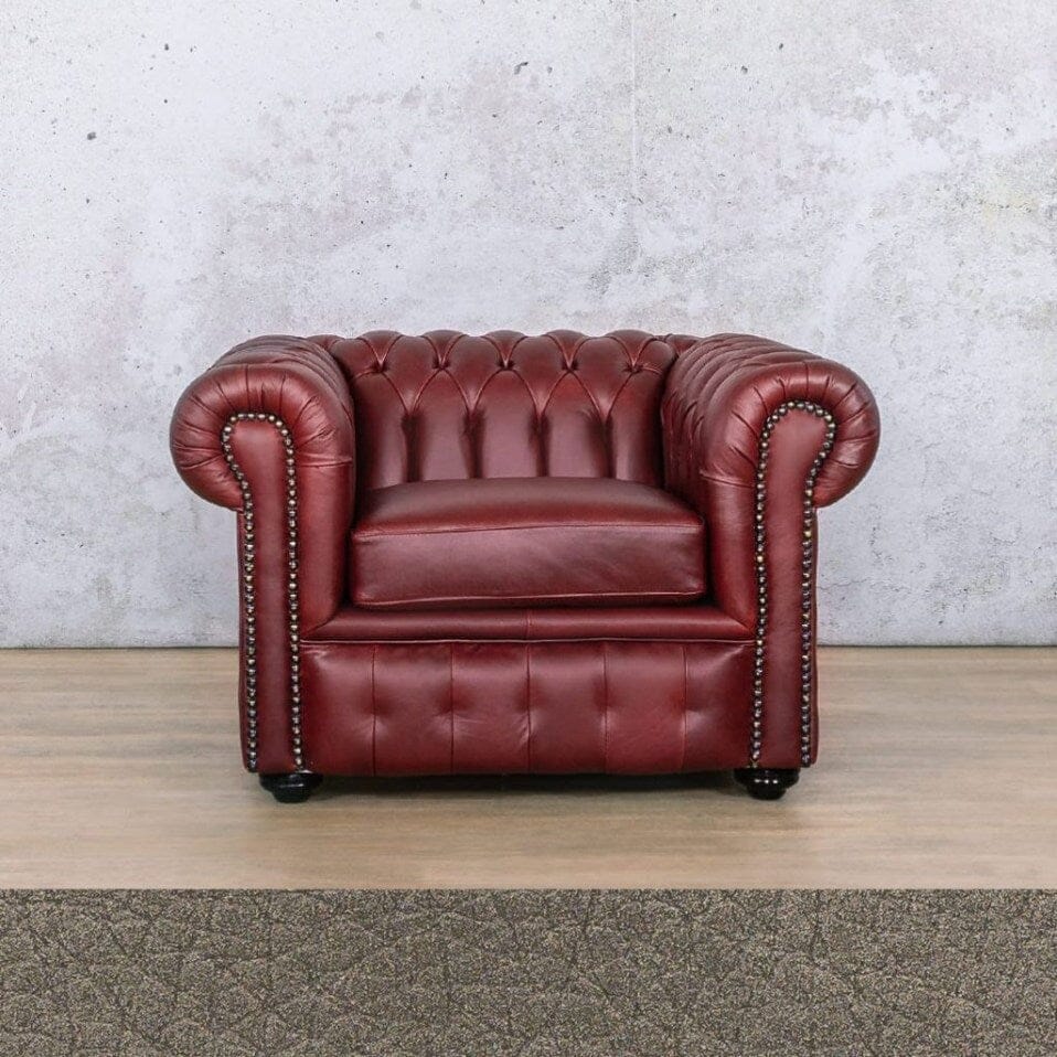 Chesterfield 1 Seater Leather Sofa Leather Sofa Leather Gallery Flux Grey