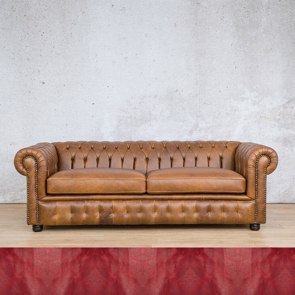 Chesterfield 3+2+1 Leather Sofa Suite Leather Sofa Leather Gallery
