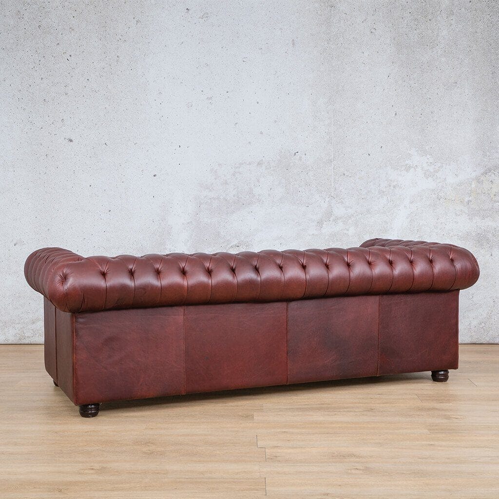 Chesterfield 3+2+1 Leather Sofa Suite Leather Sofa Leather Gallery Royal Ruby