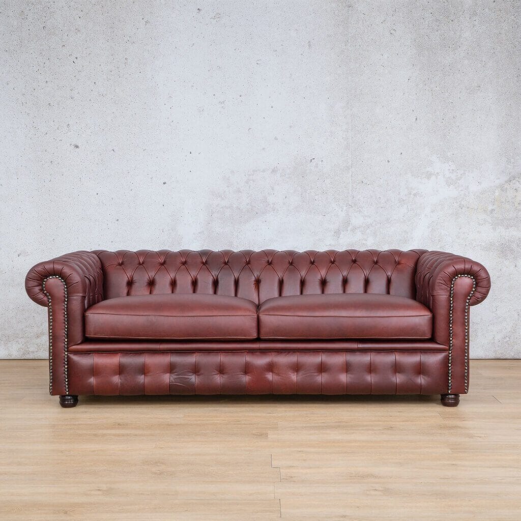 Chesterfield 3 Seater Leather Sofa Leather Sofa Leather Gallery Royal Coffee