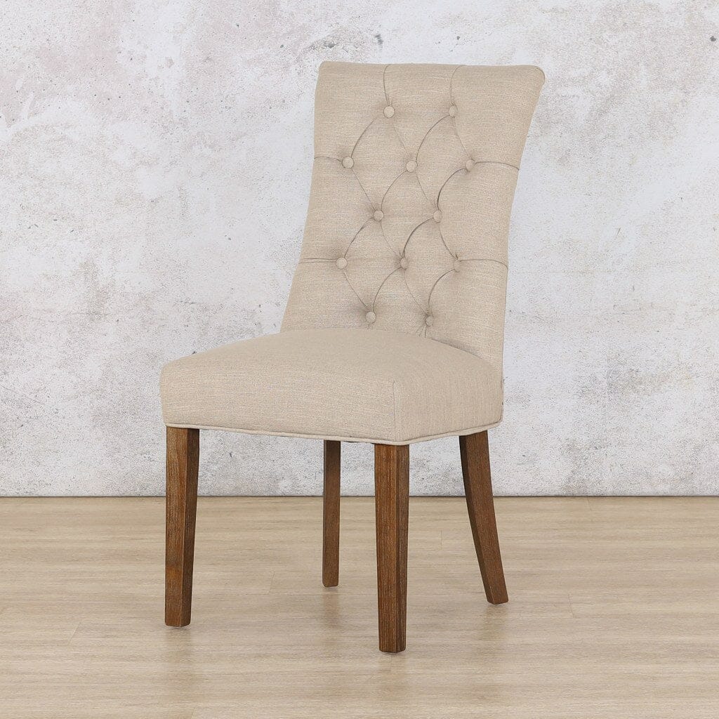 Duchess Antique Dark Oak Dining Chair Dining Chair Leather Gallery