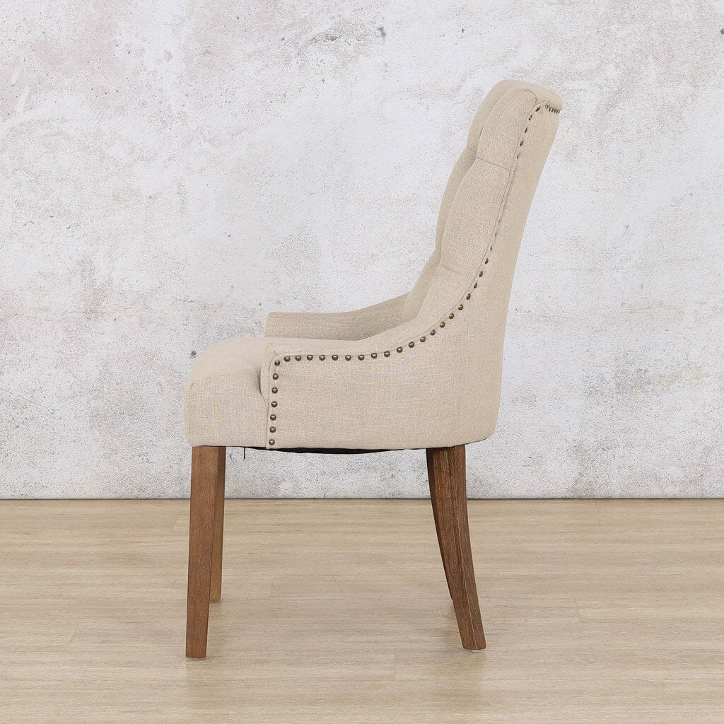 Duchess Carver Antique Dark Oak Dining Chair Dining Chair Leather Gallery