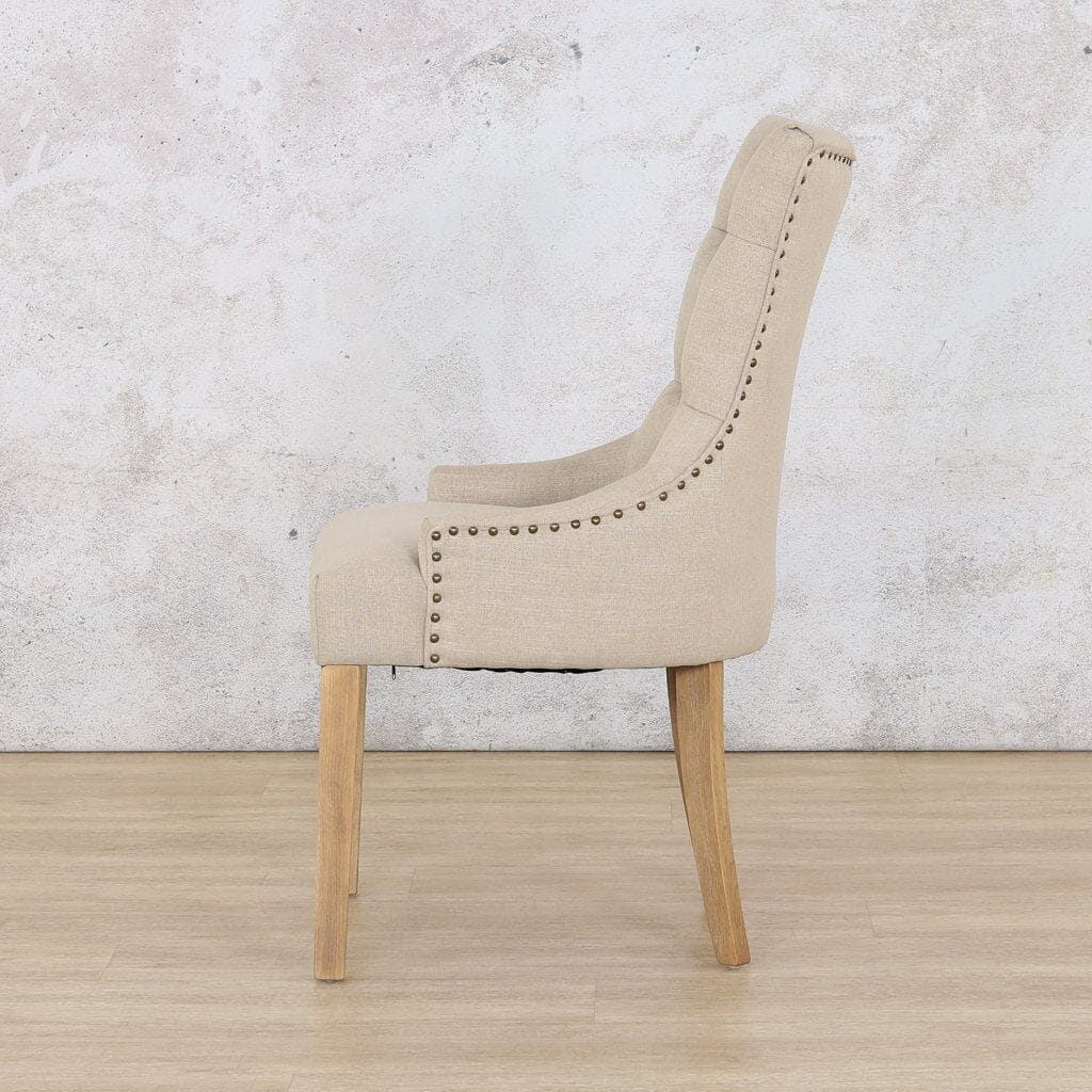 Duchess Carver Antique Natural Oak Dining Chair Dining Chair Leather Gallery