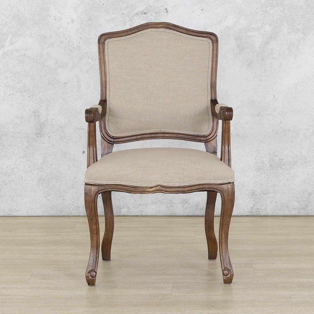 Duke Antique Dark Oak Carver Dining Chair Dining Chair Leather Gallery