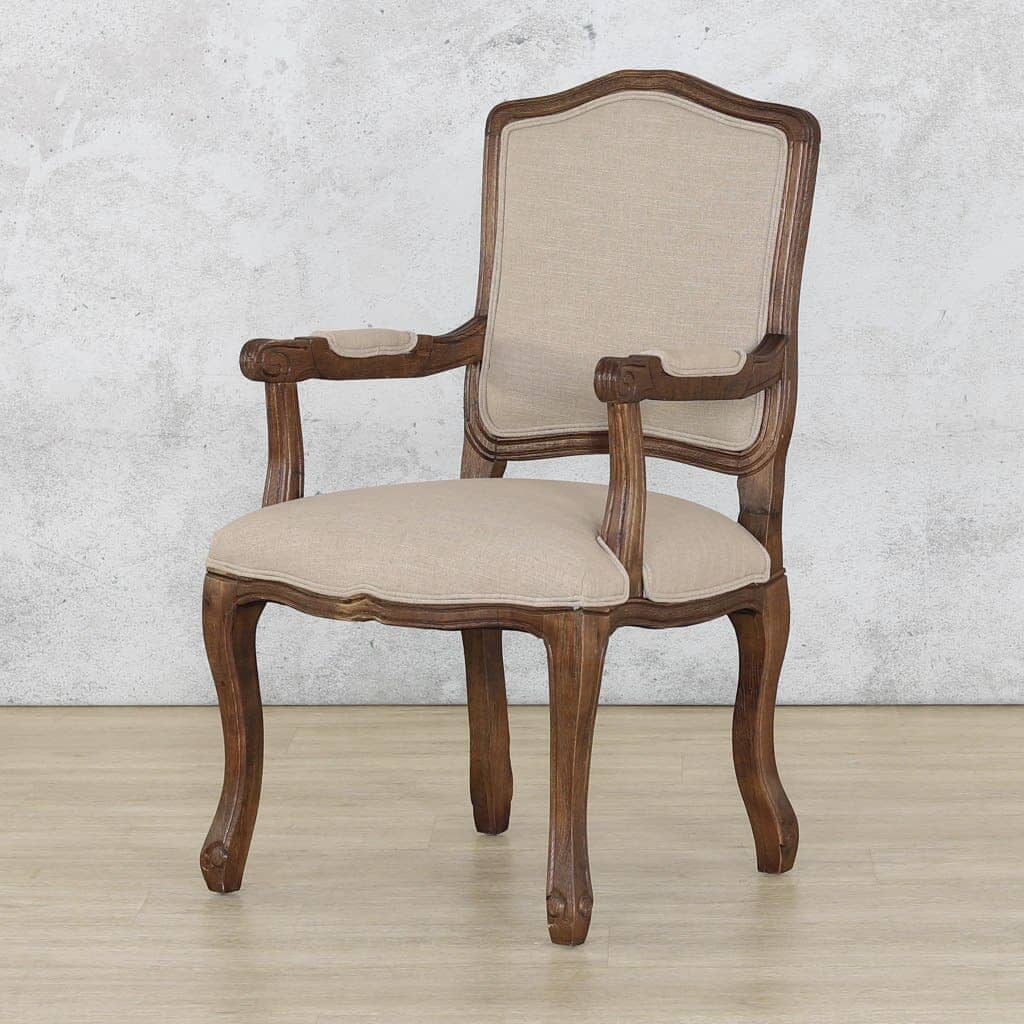 Duke Antique Dark Oak Carver Dining Chair Dining Chair Leather Gallery