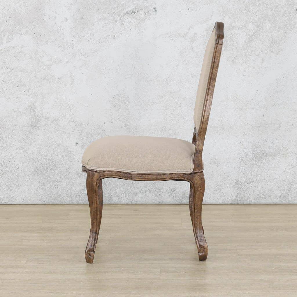 Duke Antique Dark Oak Dining Chair Dining Chair Leather Gallery