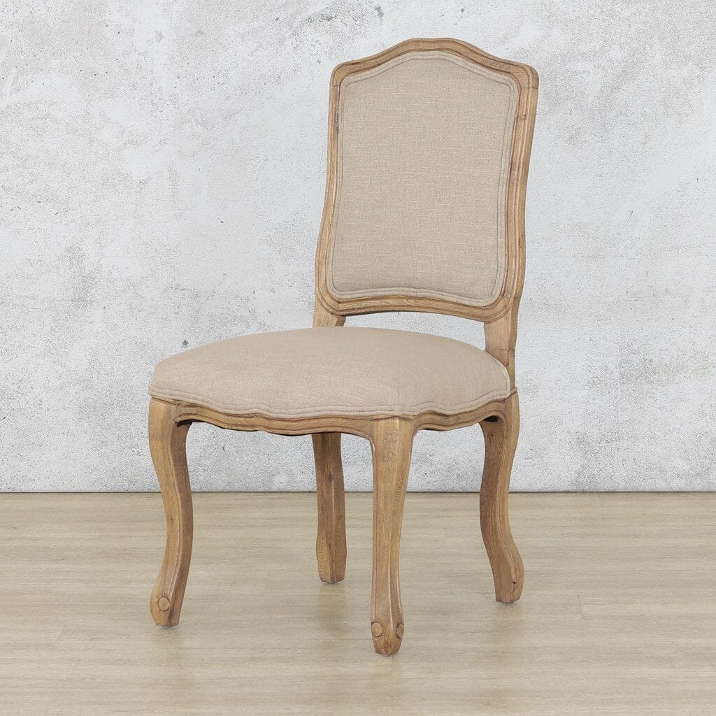 Duke Antique Natural Oak Dining Chair Dining Chair Leather Gallery