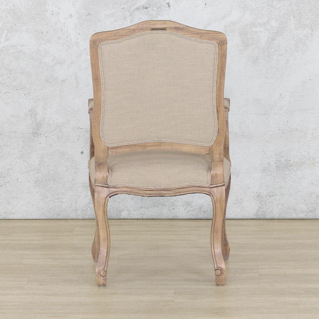 Duke Carver Antique Natural Oak Dining Chair Dining Chair Leather Gallery