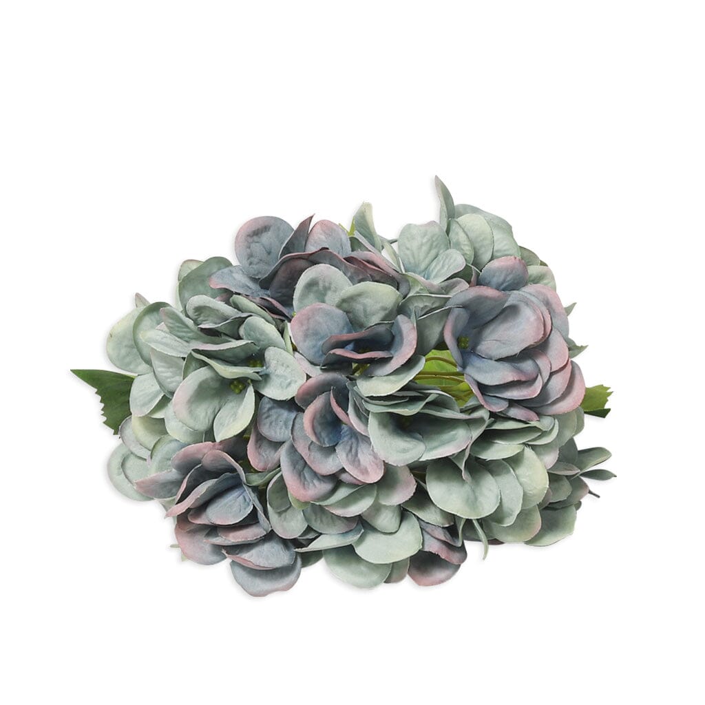 Dusty Blue Stemmed Hydrangea Decor Leather Gallery
