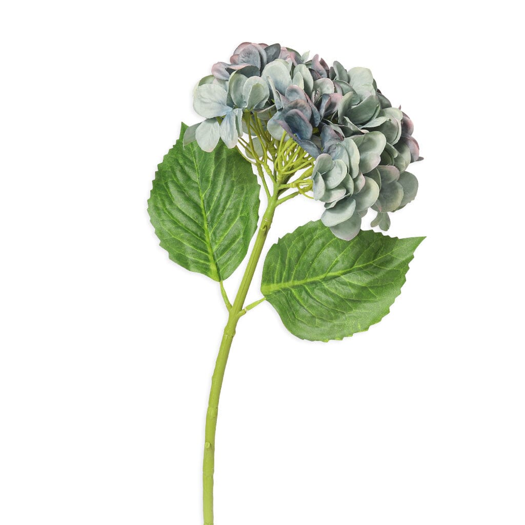 Dusty Blue Stemmed Hydrangea Decor Leather Gallery