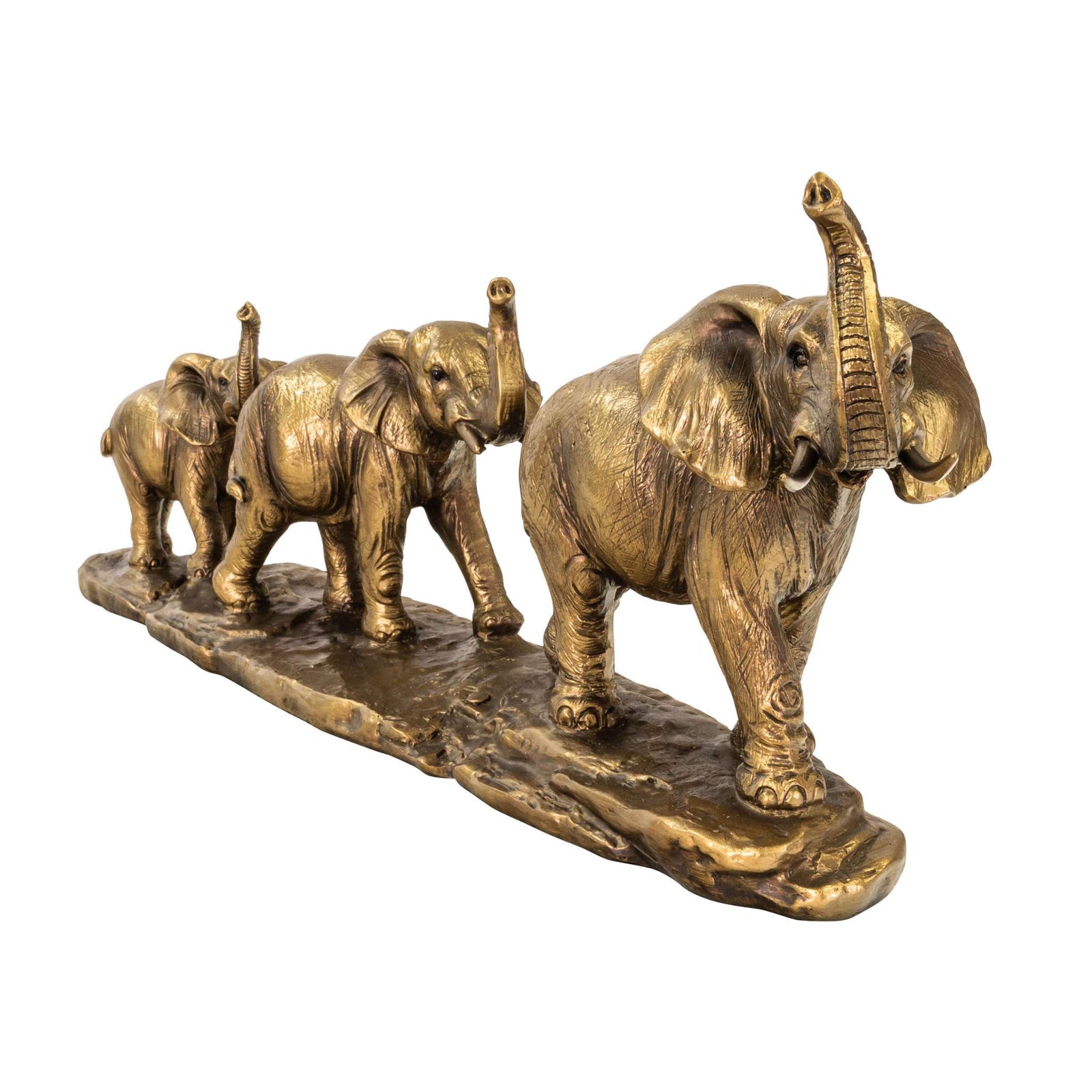 Elephant Family Statue - Ornament