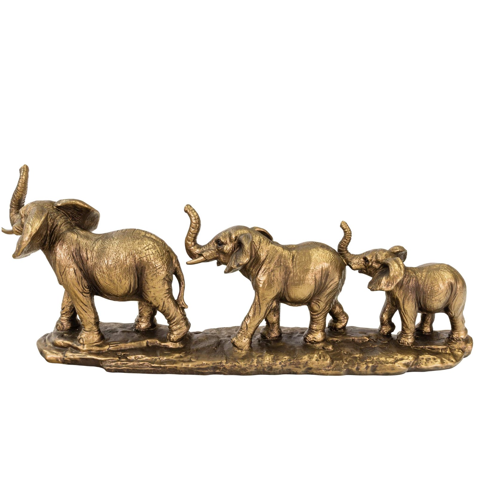Elephant Family Statue - Ornament