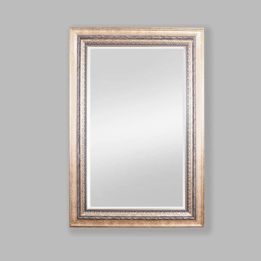 Elizabeth Antique Bevelled Mirror Gold - 1250 x 1850 Mirror Leather Gallery Beveled Gold 1250 x 1850