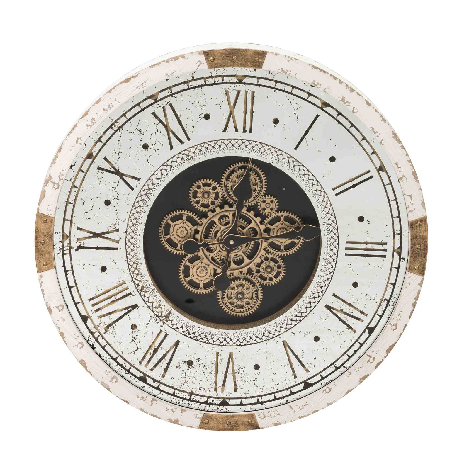 Ethel Gear Clock | Leather Gallery