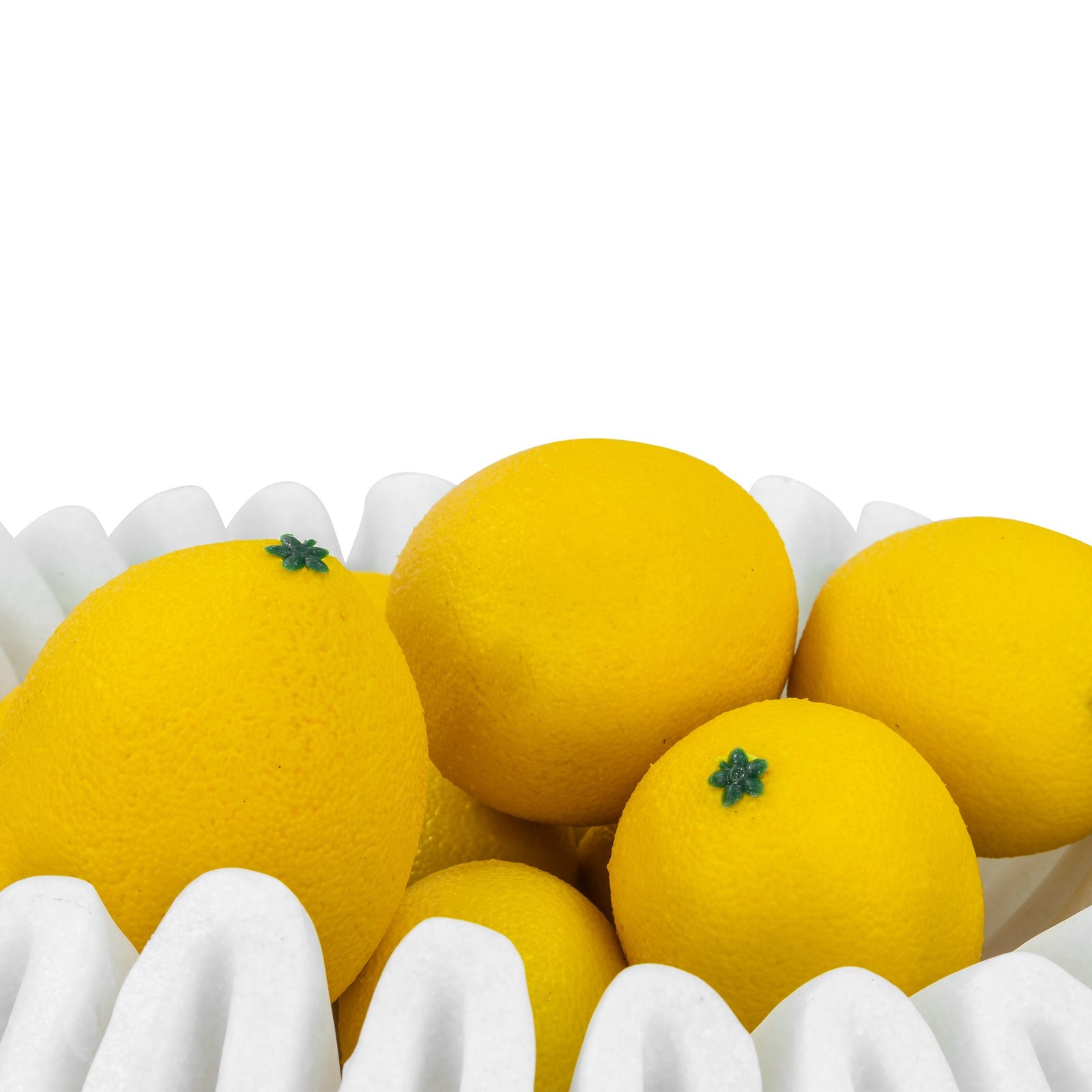 Eve Faux Lemon Bowl Filler | Leather Gallery Decor