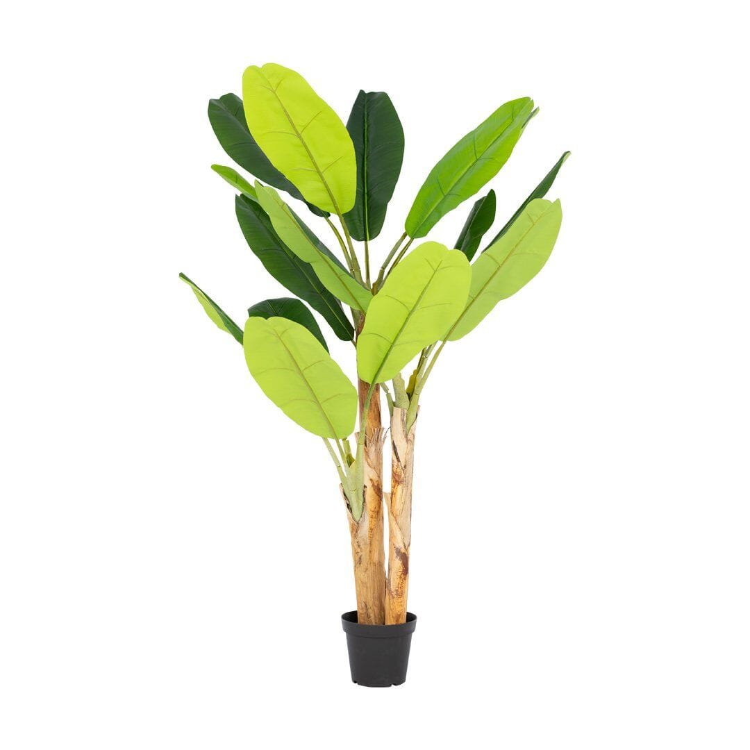 Faux Banana Plant Decor Leather Gallery Green 200cm