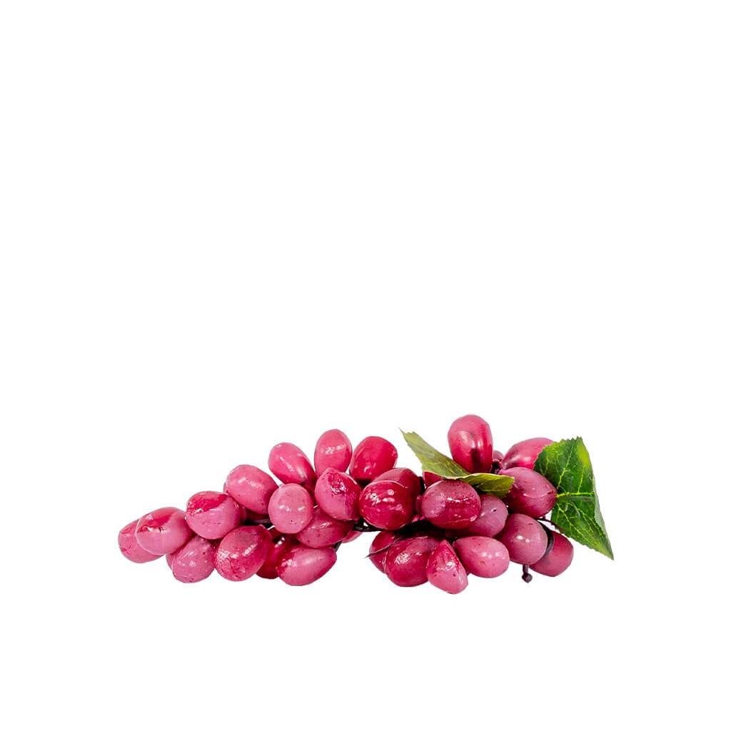 Faux Grape Bunch - Deep Cherry Decor Leather Gallery
