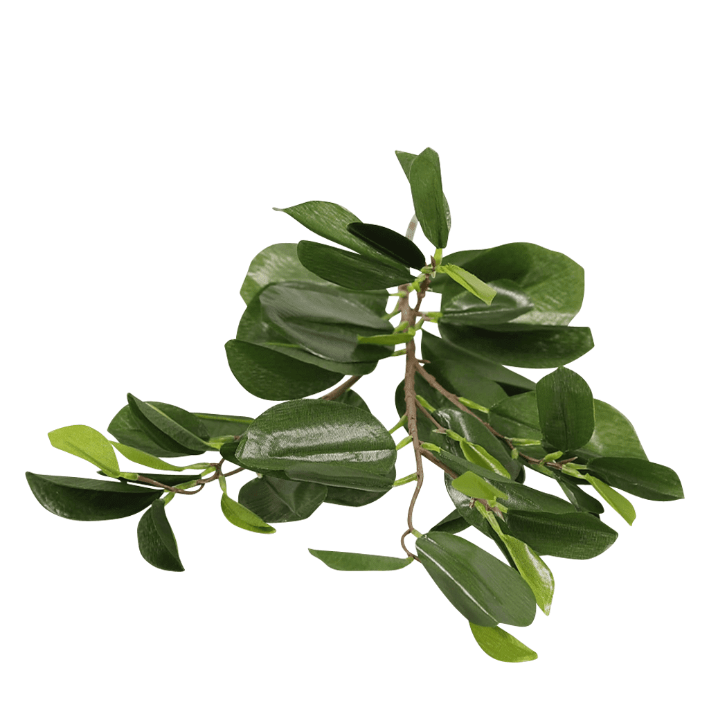 Faux Leafy Green Bunch Decor Leather Gallery