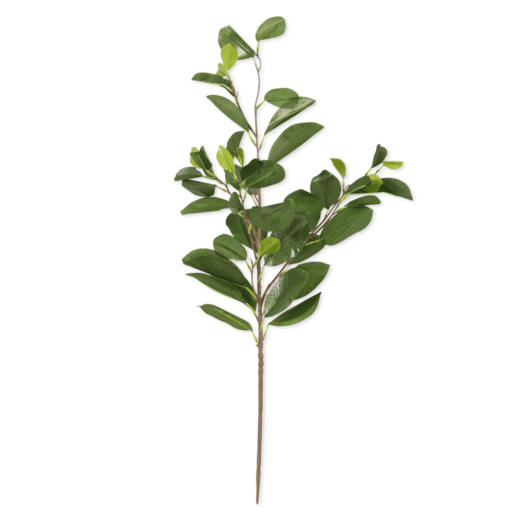 Faux Leafy Green Bunch Decor Leather Gallery