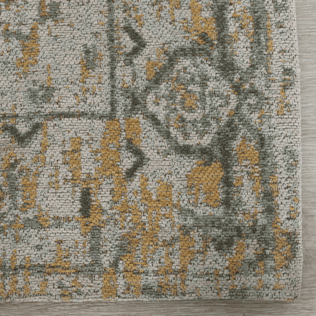 Fields Rug - Green Tones Carpets Leather Gallery