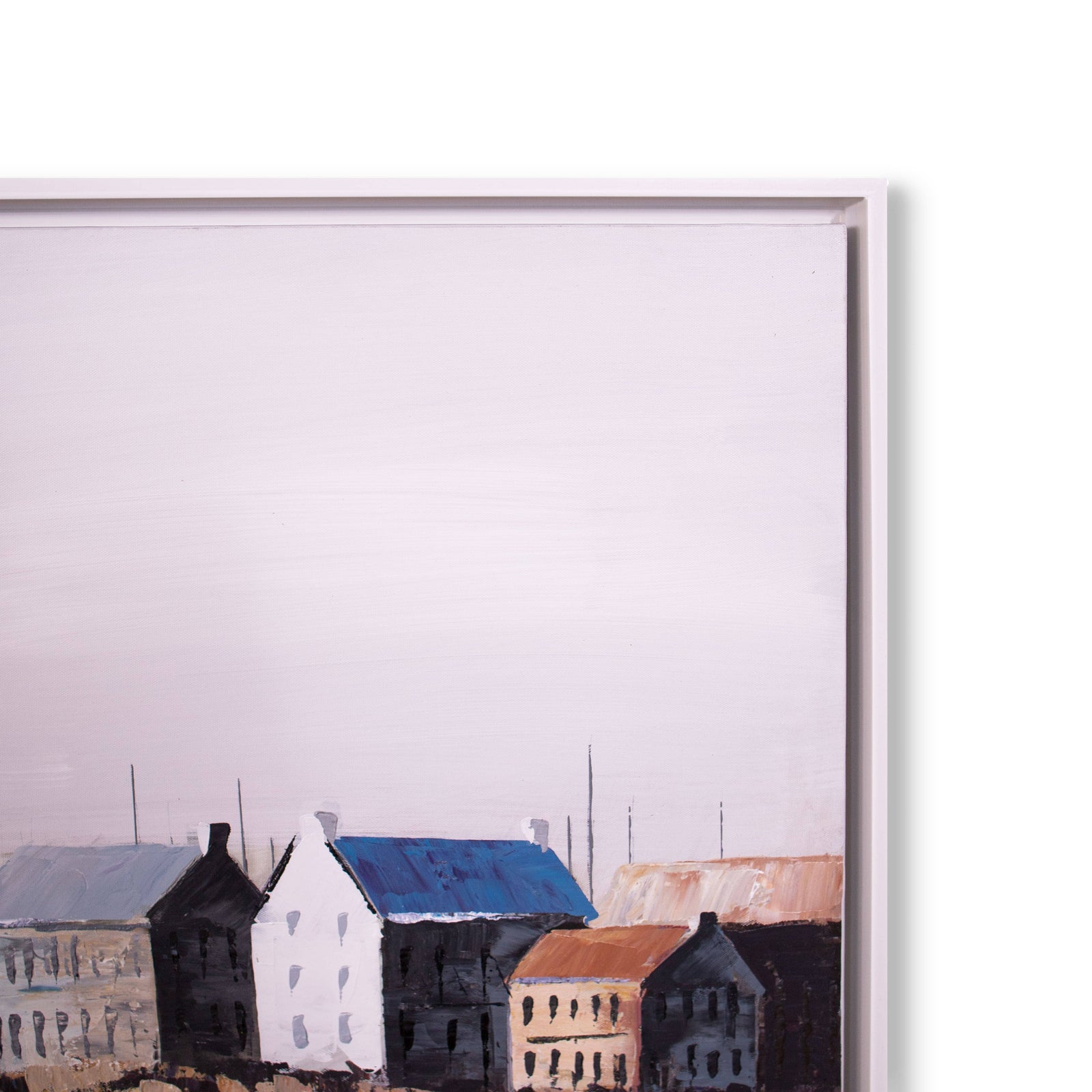 Fishermen's Harbour - 1400 x 700 Painting Leather Gallery