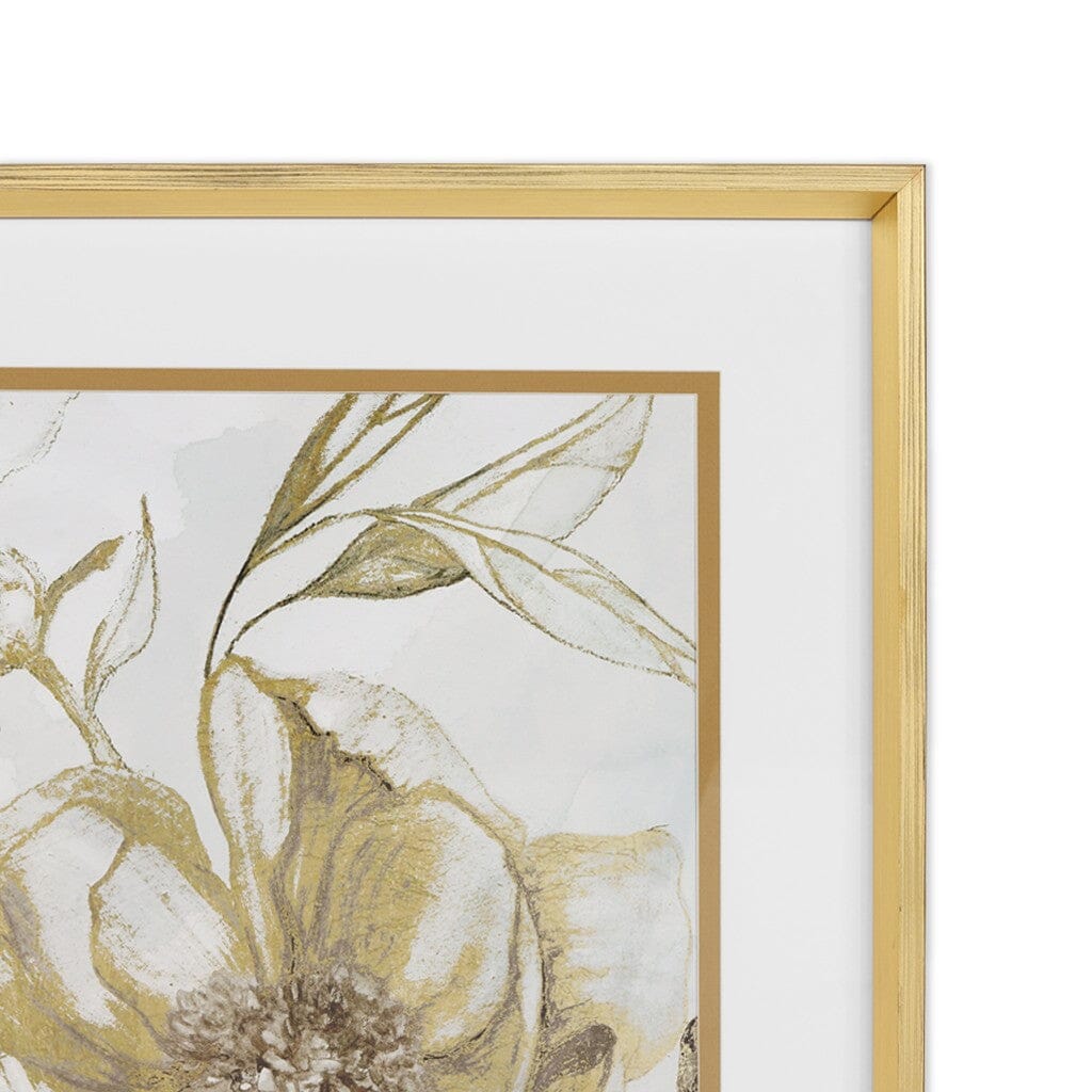 Floral Sepia II Painting Leather Gallery