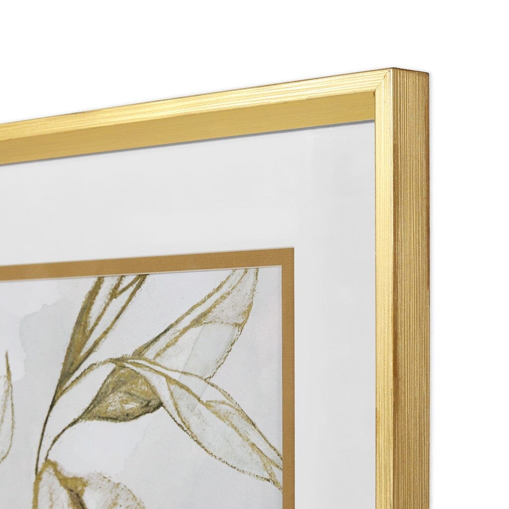 Floral Sepia II Painting Leather Gallery