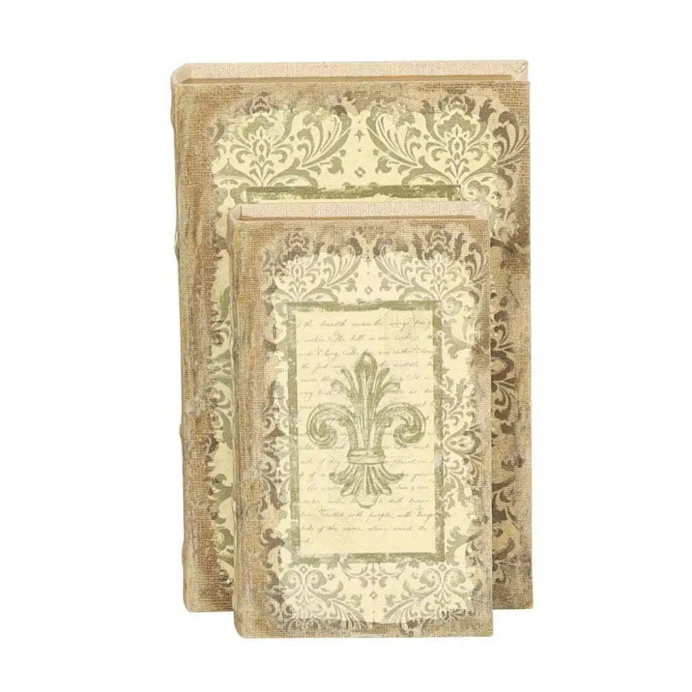 Fluer De Lys File Boxes Set of 2 - I - File Box