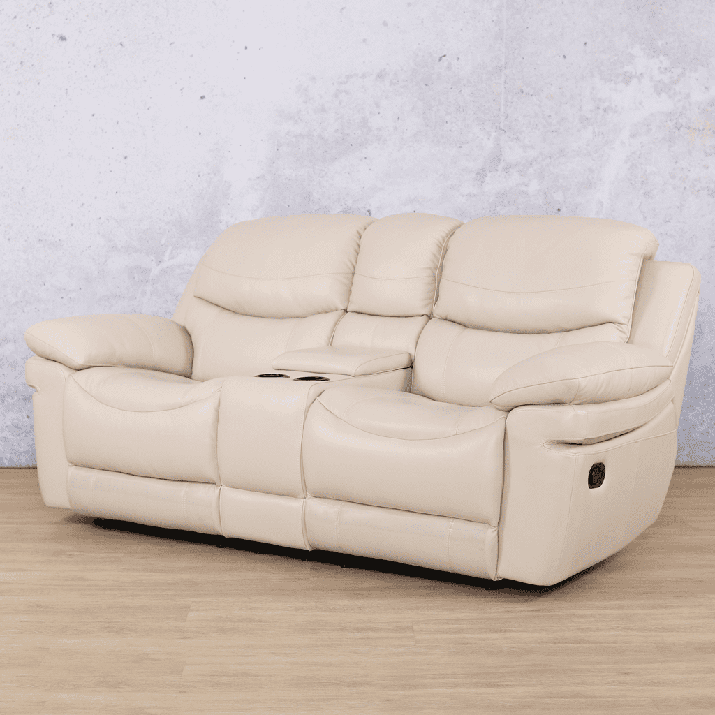 Geneva 2 Seater Home Theatre Leather Recliner Leather Recliner Leather Gallery beige-g