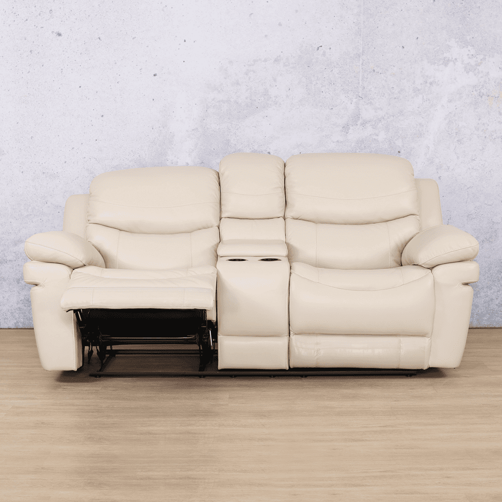 Geneva 2 Seater Home Theatre Leather Recliner Leather Recliner Leather Gallery beige-g
