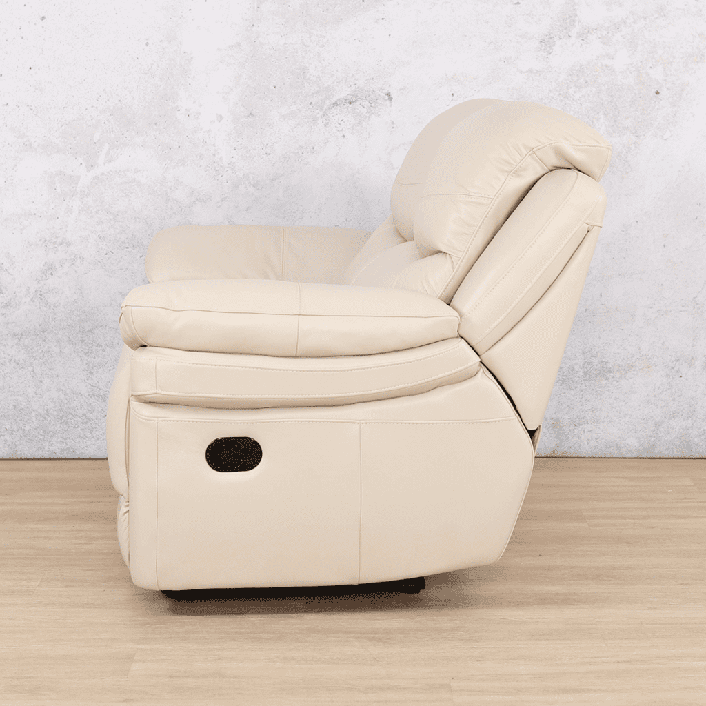 Geneva 2 Seater Leather Recliner Leather Recliner Leather Gallery beige-g