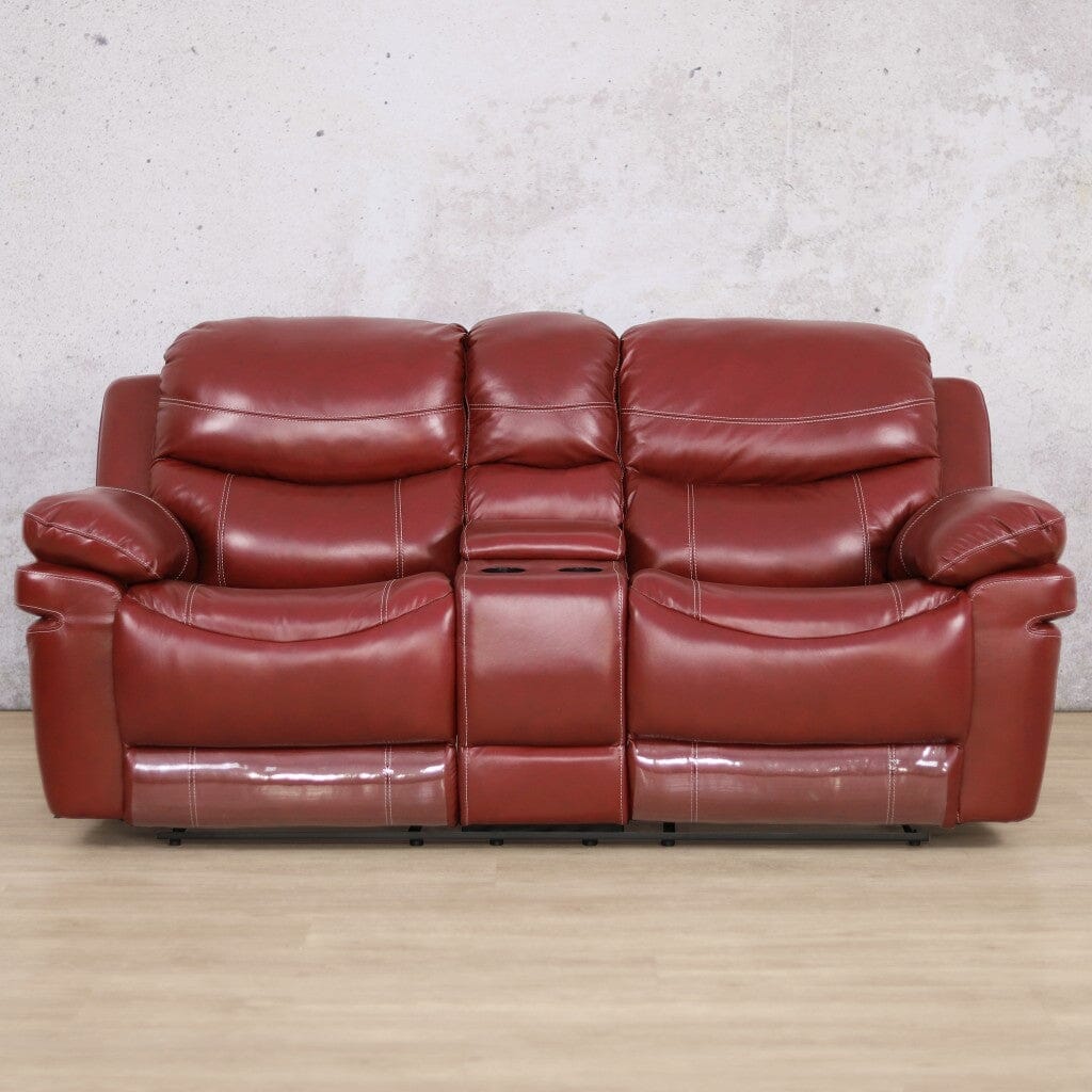 Geneva Wine 3 + 2 + 1 Home Theatre Suite - Warehouse Clearance - Leather Sectional