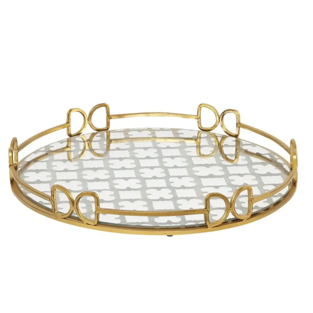 Gold Valentino Tray - Trays