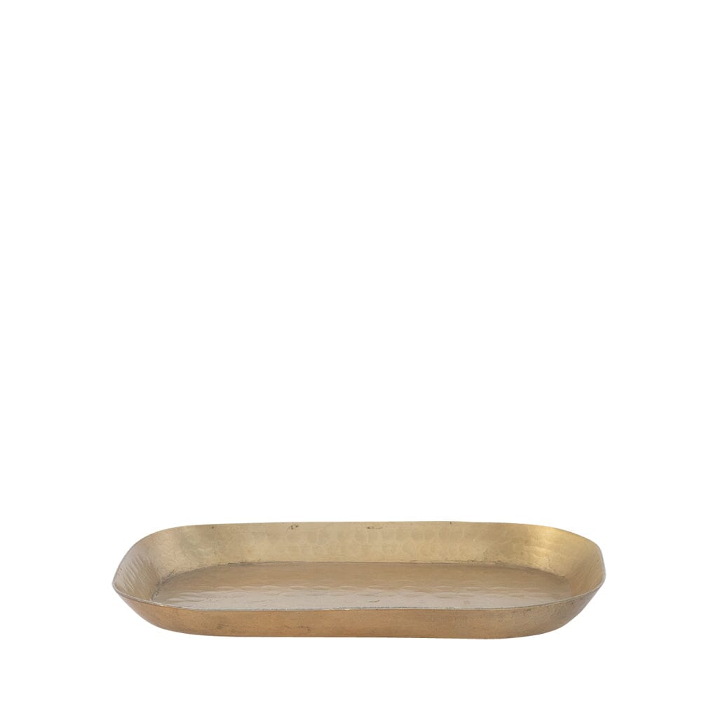 Golden Lexus Hammered Tray - Medium Trays Leather Gallery