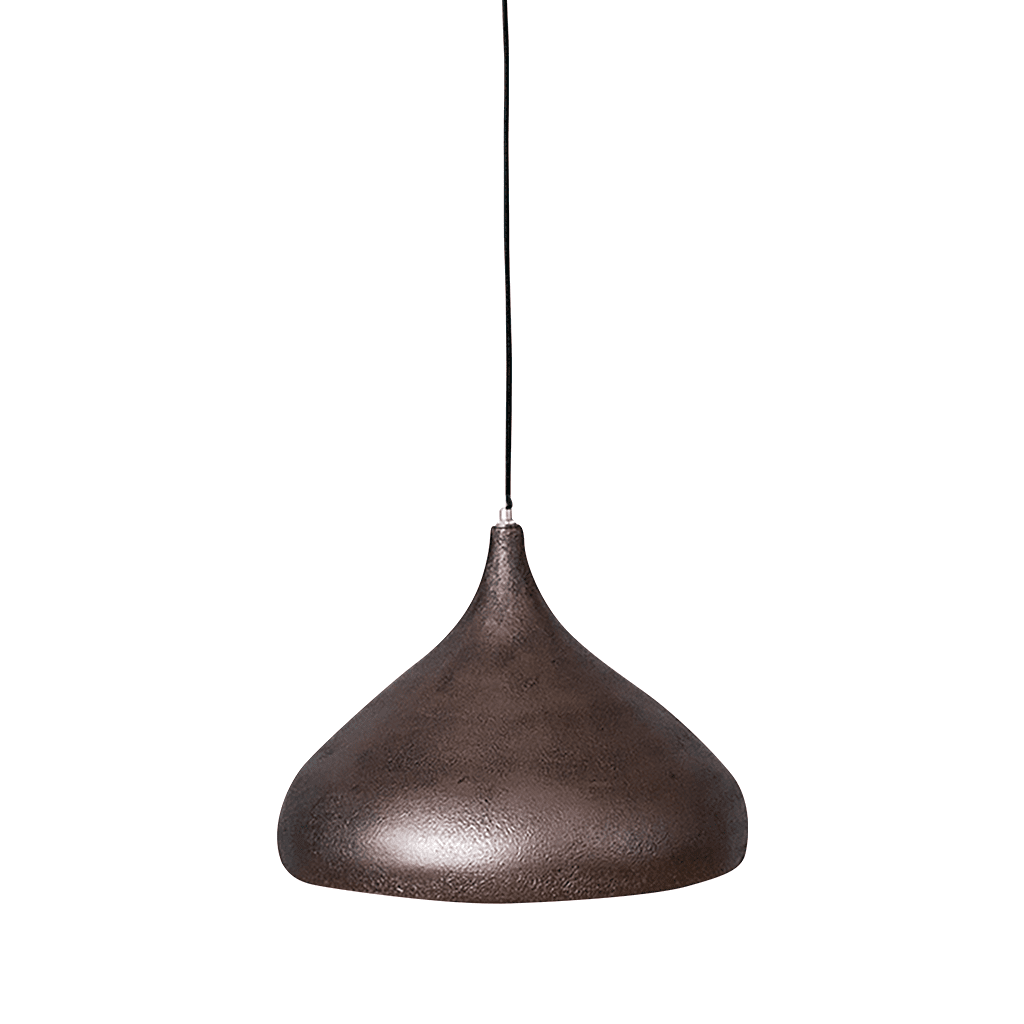 Harlow Black & Gold Pendant Light Hanging Lights Leather Gallery