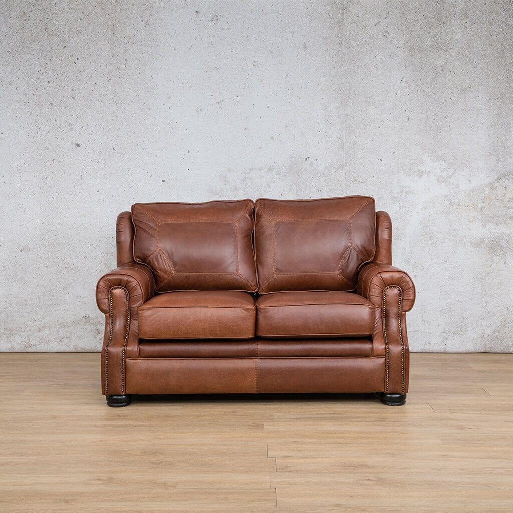 Highpoint 3 + 2 + 1 Leather Sofa Suite - Odingo Bark - Leather Sofa